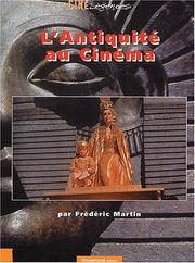 Cover of: L'antiquité au cinéma