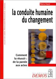 Cover of: La conduite humaine du changement