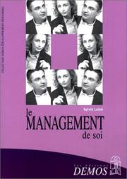 Cover of: Le Management de soi