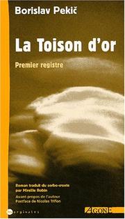 Cover of: La toison d'or t.1