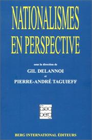 Cover of: Nationalisme en perspective