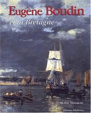 Cover of: Eugène boudin et la bretagne by Denise Delouche