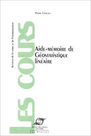 Cover of: Aide-mémoire de géostatistique by Chauvet