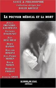 Cover of: Le pouvoir medical et la mort