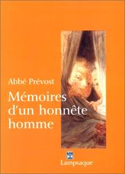 Cover of: Mémoires d'un honnête homme by Abbé Prévost, Erik Leborgne
