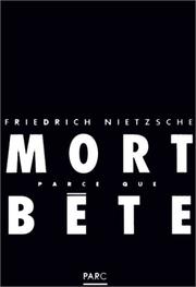 Mort parce que bête by Friedrich Nietzsche