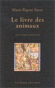 Cover of: Le Livre des animaux by Mario Rigoni Stern, Monique Bacelli