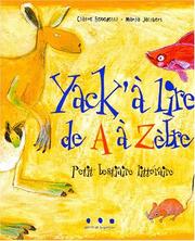 Cover of: Yack à lire de zèbre