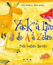 Cover of: Yack à lire de zèbre by Claire Benedetti, Claire Benedetti