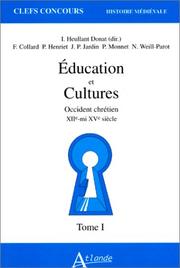 Éducation et cultures by Franck Collard