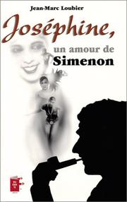 Cover of: Joséphine, un amour de Simenon