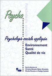Psychologie sociale appliquée by Christine Bonardi, Fabien Girandola