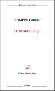 Cover of: Le roman le je