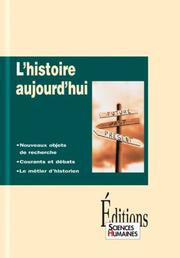 Cover of: L'histoire aujourd'hui