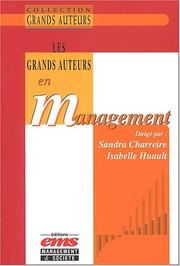 Cover of: Les grands auteurs en management