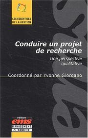 Cover of: Conduire un projet de recherche une perspective qualitative