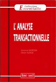 Cover of: L'analyse transactionnelle