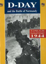 Cover of: D-DAY AND BATTLE OF NORMANDY, THE by Gérard Legout