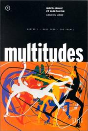 Cover of: Revue multitudes, numéro 1
