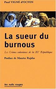 Cover of: La sueur du bournous