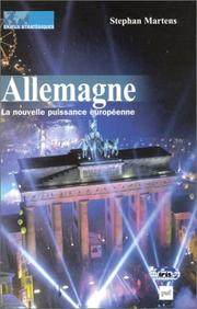 Cover of: Allemagne : La Nouvelle Puissance européenne