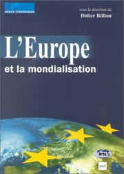 Cover of: L'Europe et la Mondialisation