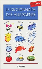 Dict.des allergenes troisième by Dutau
