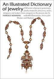Cover of: An Illustrated Dictionary of Jewelry by Harold Newman
