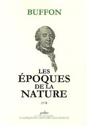 Cover of: Les Epoques de la nature