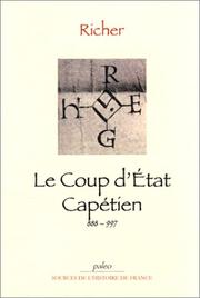 Cover of: Le Coup d'Etat Capétien, 888-997