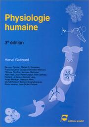 Cover of: Physiologie humaine by Hervé Guénard