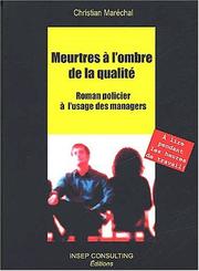 Cover of: Meurtres a l'ombre de la qualite