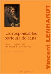 Les responsables porteurs de sens by Vincent Lenhardt