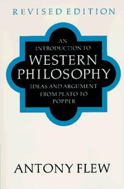 Cover of: An introduction to Western philosophy by Antony Flew