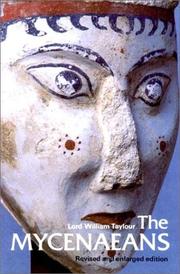 Cover of: The Mycenaeans (Ancient Peoples and Places)