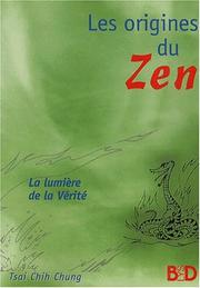 Cover of: Les Origines du Zen