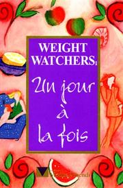 Cover of: Weight Watchers : Un jour à la fois
