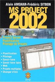 Ms project 2002/plan.(4e edi.) by Amghar /Sitbon