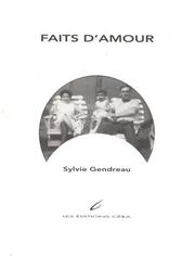 Cover of: Faits d'Amour