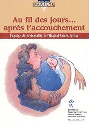 Cover of: Au fil des jours-- après l'accouchement