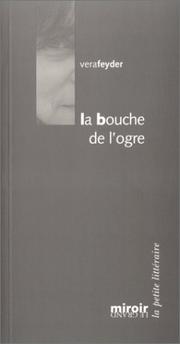 Cover of: La Bouche de l'ogre by Vera Feyder