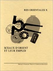 Cover of: Sceaux d'orient et leur emploi.