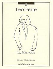 Cover of: La méthode by Léo Ferré