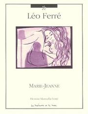 Cover of: Marie-Jeanne by Léo Ferré