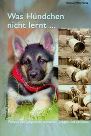 Cover of: Was Hündchen nicht lernt... Welpen und Junghunde verstehen, prägen und erziehen.