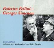 Cover of: Federico Fellini & Georges Simenon: Briefwechsel (Digipack)