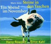 Cover of: Steine in den Taschen. Ein Abend im November. 4 Audio-CDs.