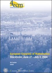 Cover of: European Congress of Mathematics, Stockholm, June 27-July 2, 2004