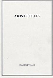 Cover of: Aristoteles: "Nikomachische Ethik" (Aristoteles Werke)