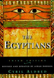 Cover of: The Egyptians by Cyril Aldred.